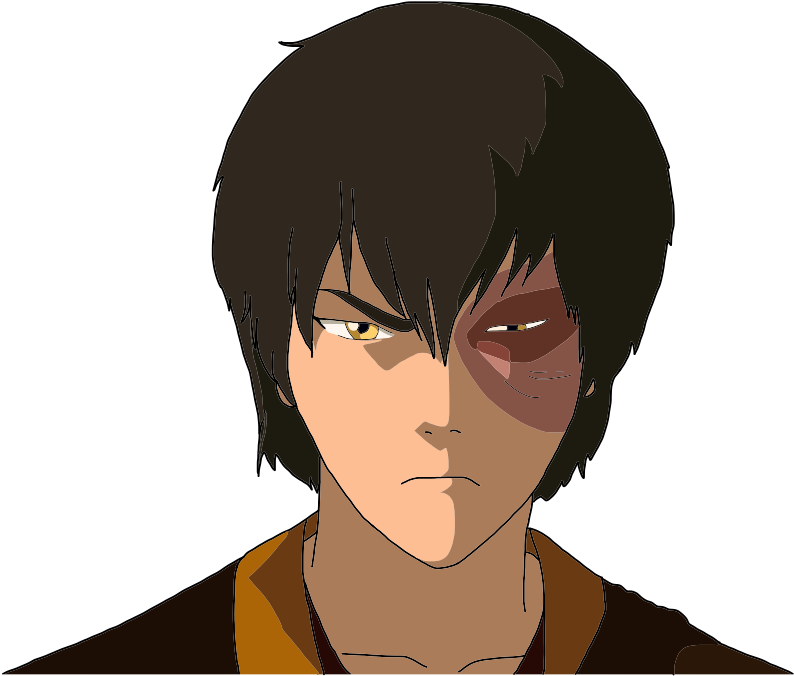 Animated Character With Bruised Eye PNG image