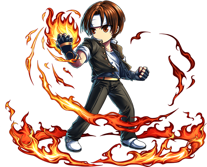 Animated Character With Fire Power.png PNG image