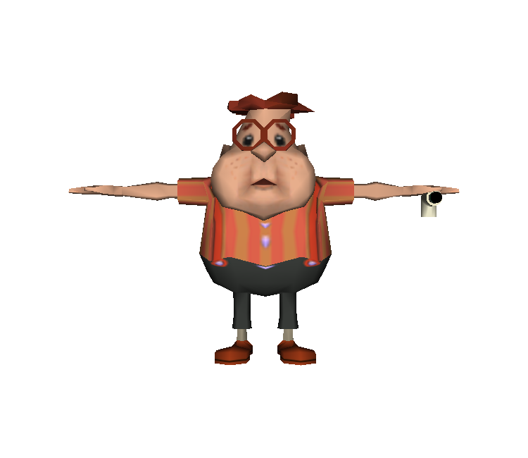 Animated Character With Propeller Hat PNG image