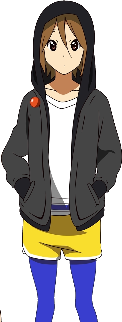 Animated Characterin Hoodieand Shorts PNG image