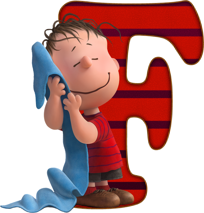 Animated Characterwith Letter F PNG image