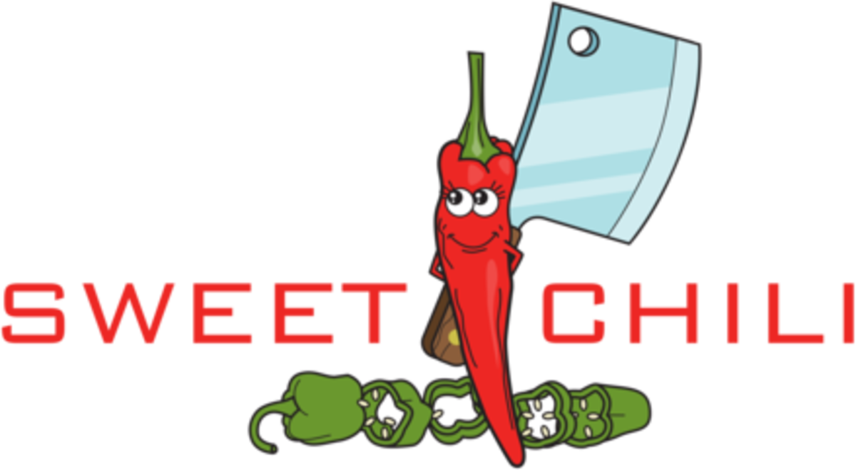 Animated Chef Chili Pepper Cleaver PNG image