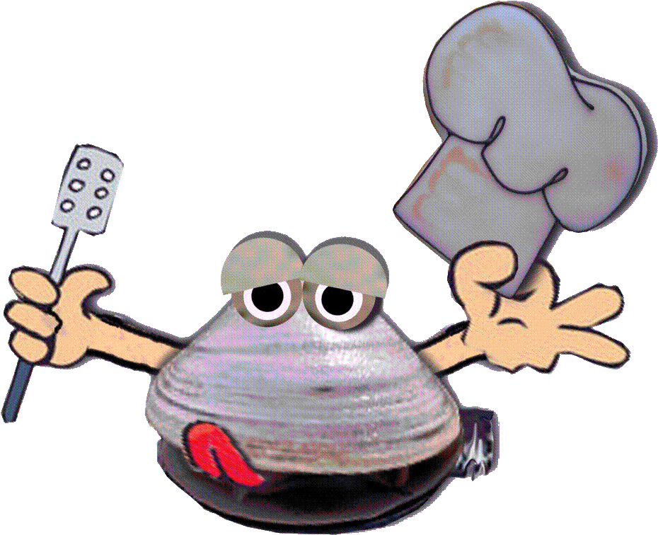 Animated Chef Clam Cartoon PNG image