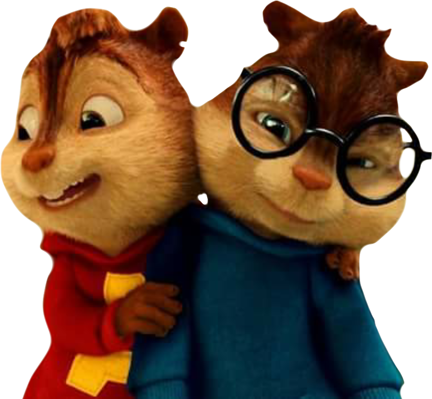 Animated_ Chipmunk_ Friends_ Embrace PNG image