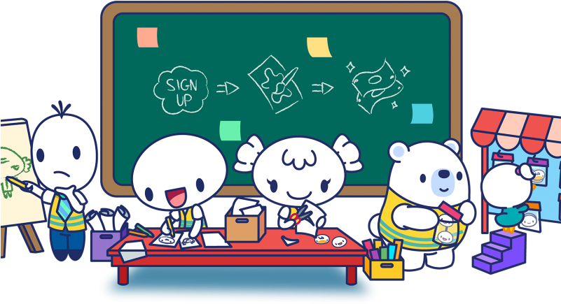 Animated_ Classroom_ Activity PNG image