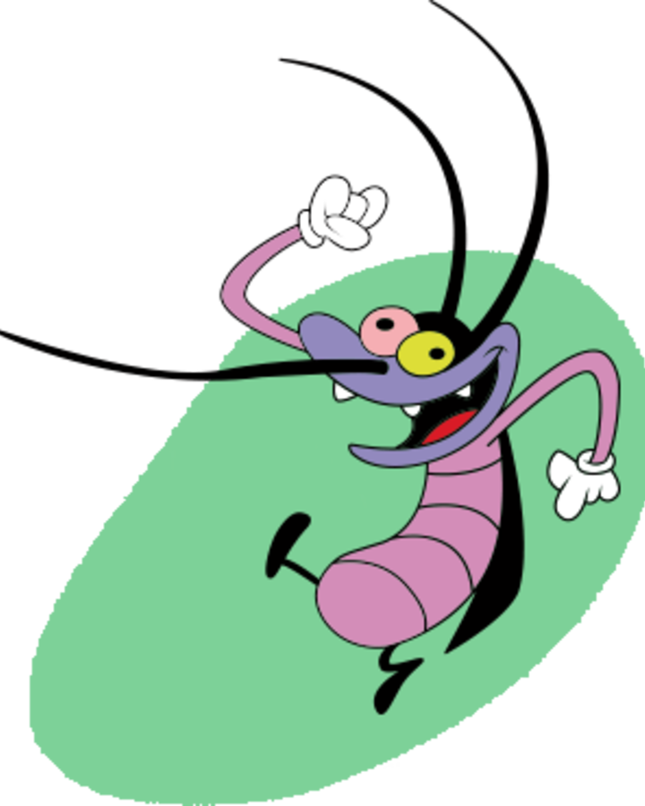 Animated Cockroach Character Dancing PNG image