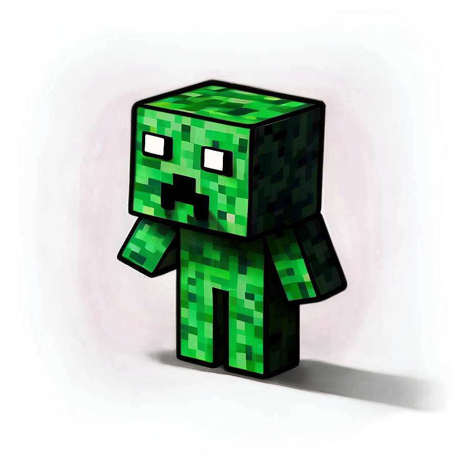 Animated Creeper Minecraft Png 93 PNG image