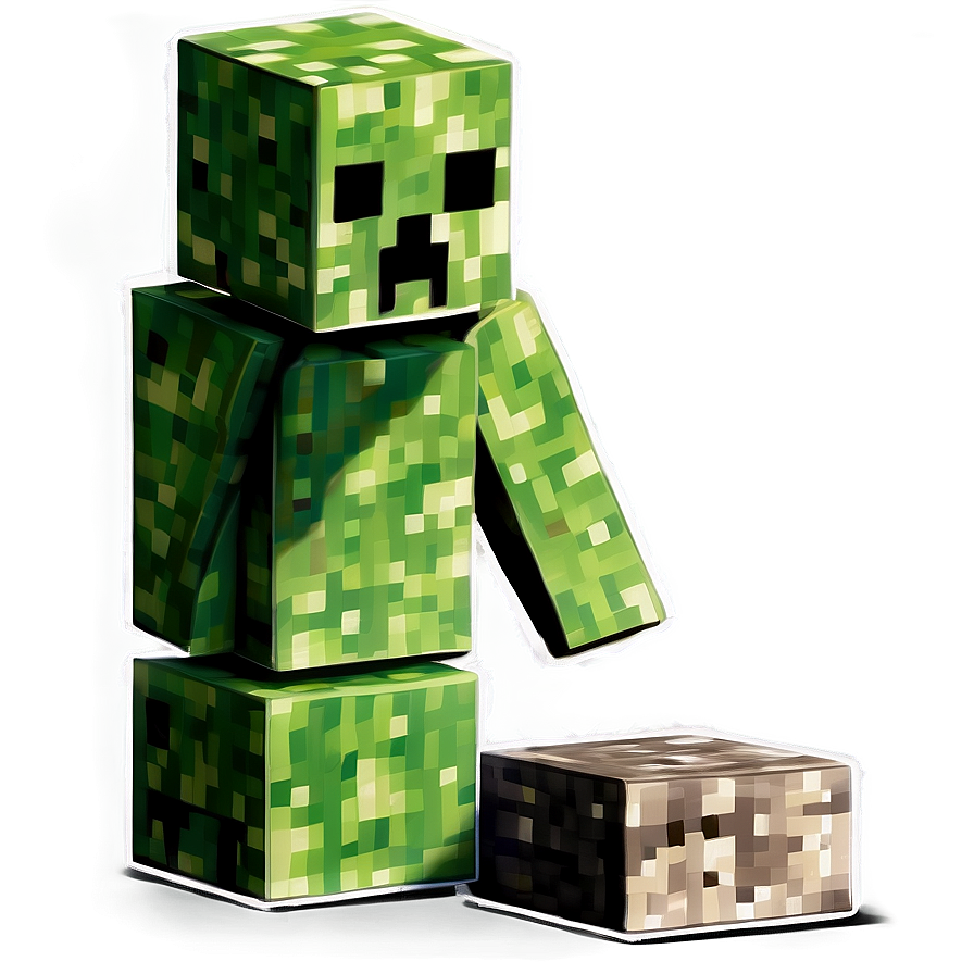 Animated Creeper Minecraft Png 98 PNG image