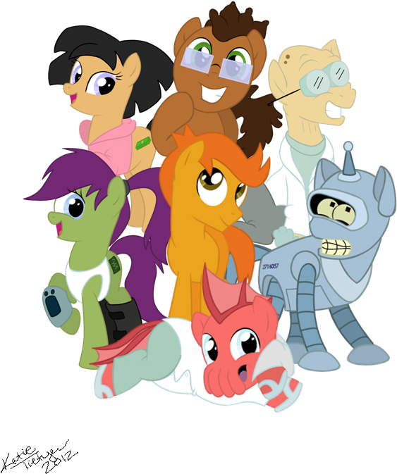 Animated_ Crossover_ Characters_ Group PNG image