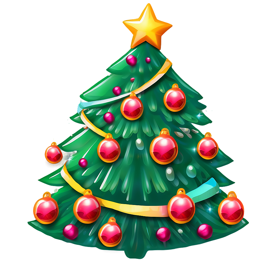 Animated Cute Christmas Tree Png Nlt85 PNG image