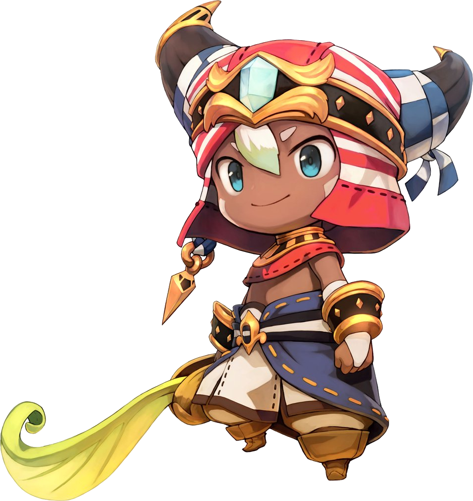Animated Desert Warrior Character PNG image
