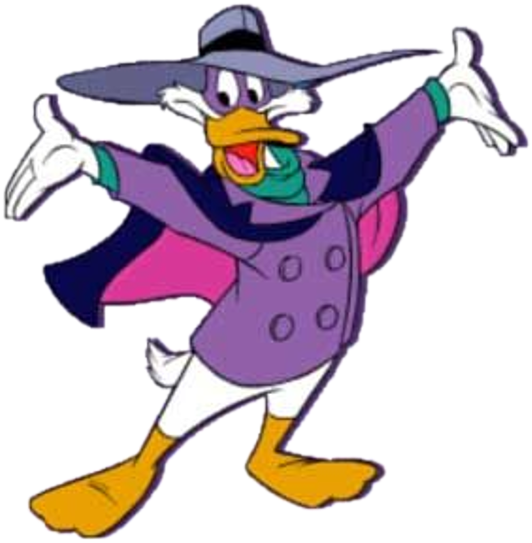 Animated Detective Duck Cartoon Character PNG image