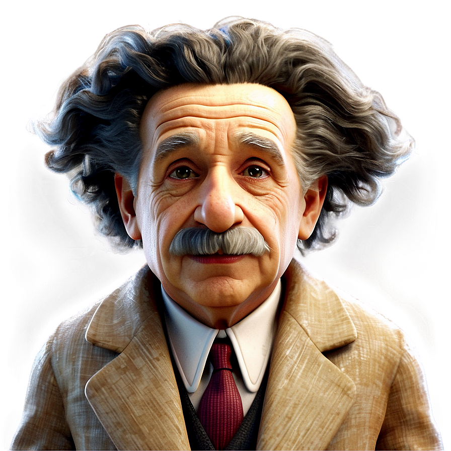 Animated Einstein Character Png 06242024 PNG image