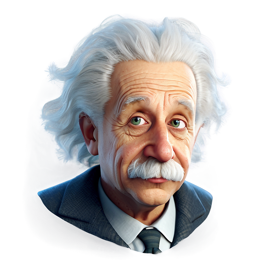 Animated Einstein Character Png 3 PNG image