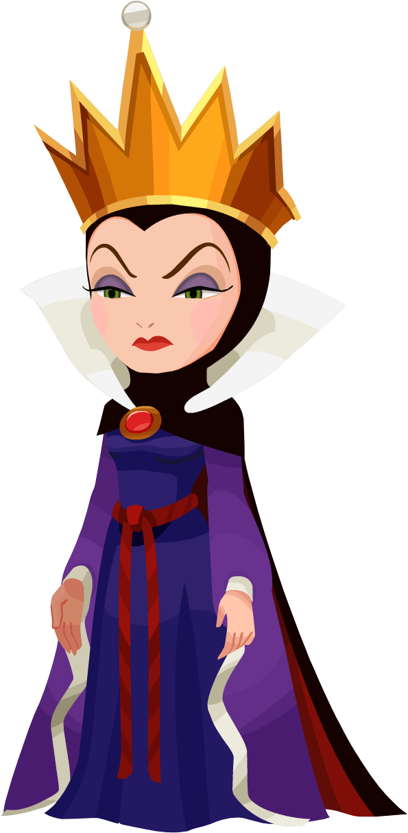 Animated Evil Queen Full Length Portrait PNG image