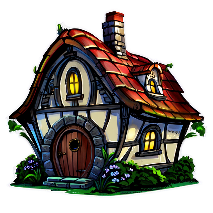 Animated Fairy Tale House Png 8 PNG image