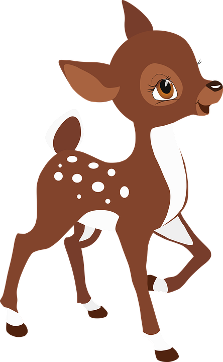 Animated Fawn Walking PNG image