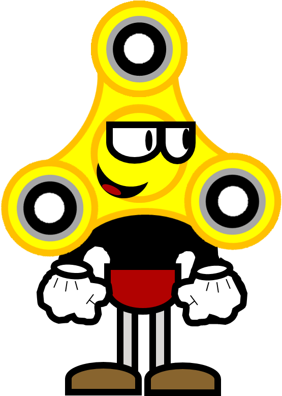 Animated Fidget Spinner Character.png PNG image