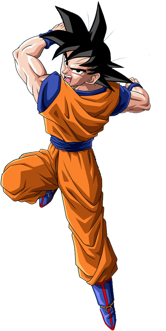 Animated Fighter Pose PNG image