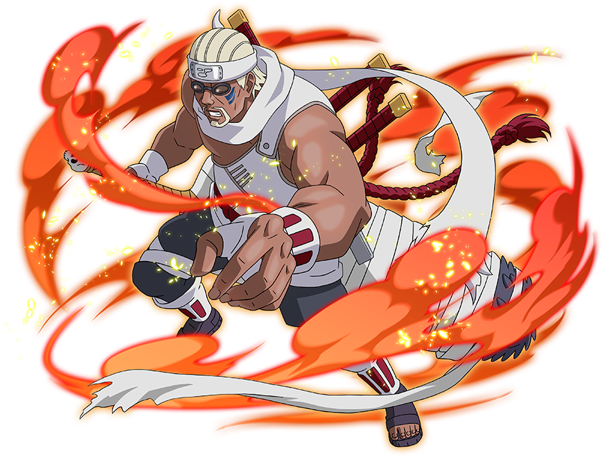 Animated Fire Warrior Action PNG image