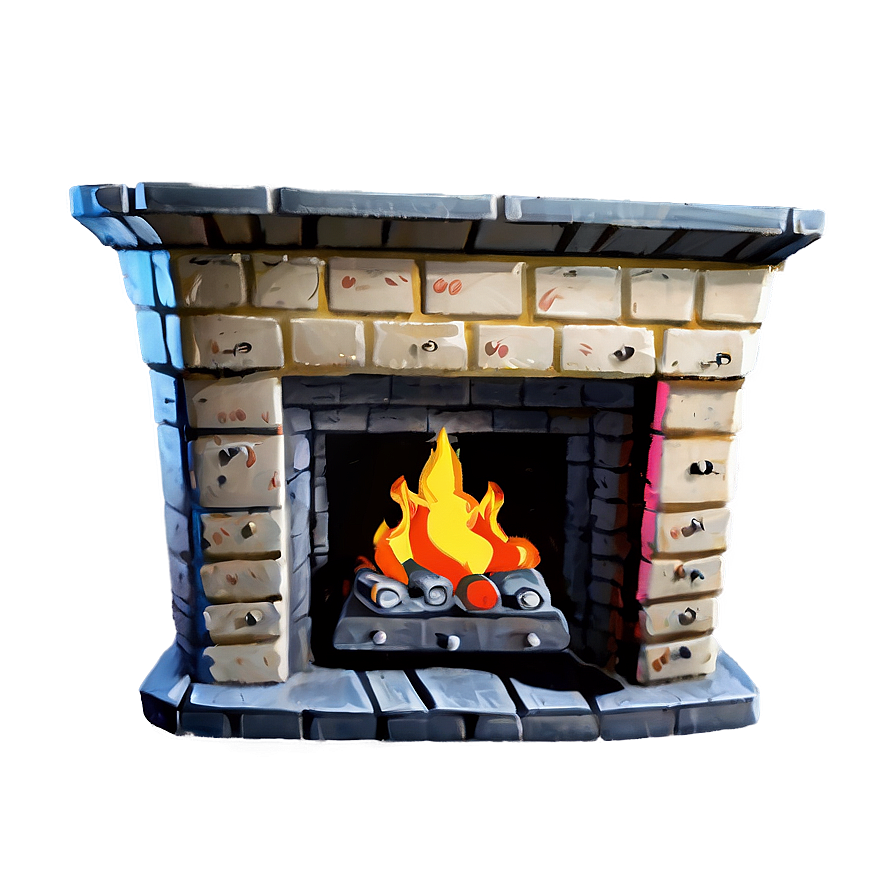 Animated Fireplace Cartoon Png Naj29 PNG image