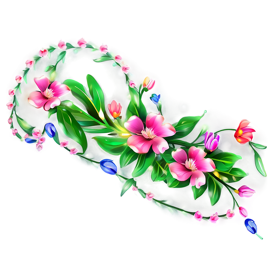 Animated Floral Loop Png 06132024 PNG image