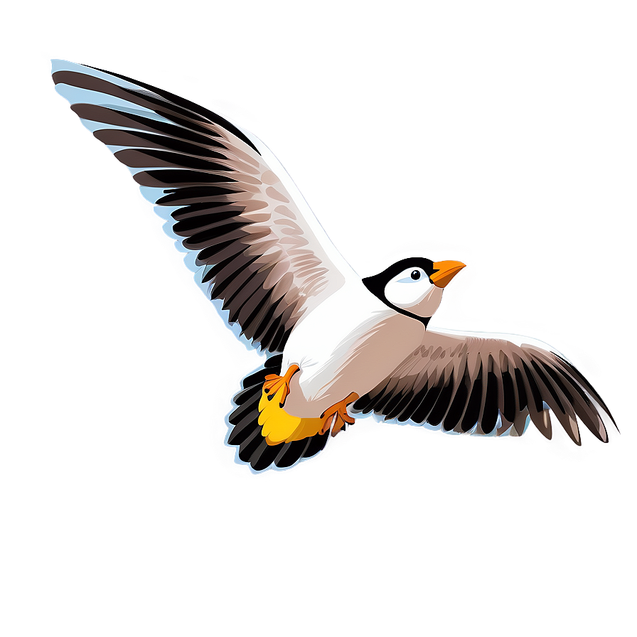 Animated Flying Bird Cartoon Png Nvv PNG image