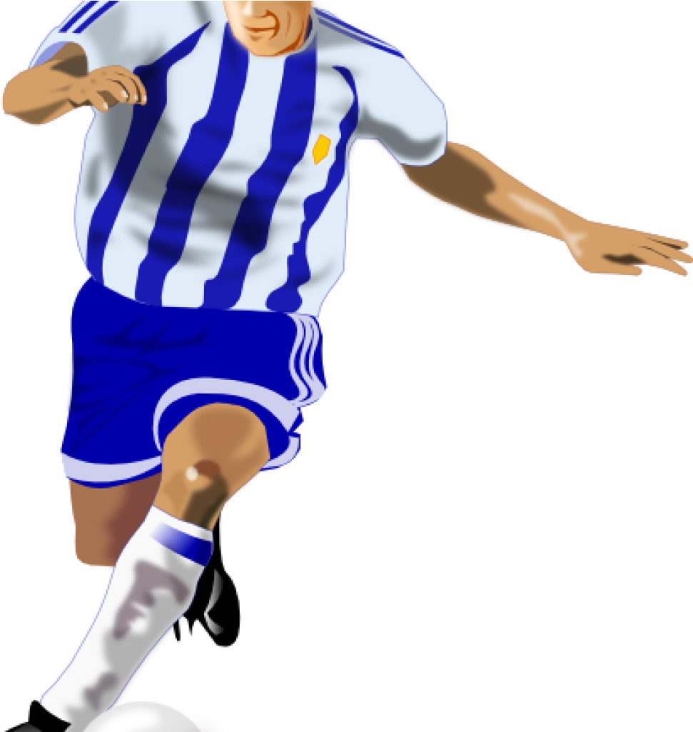 Animated Football Playerin Action PNG image