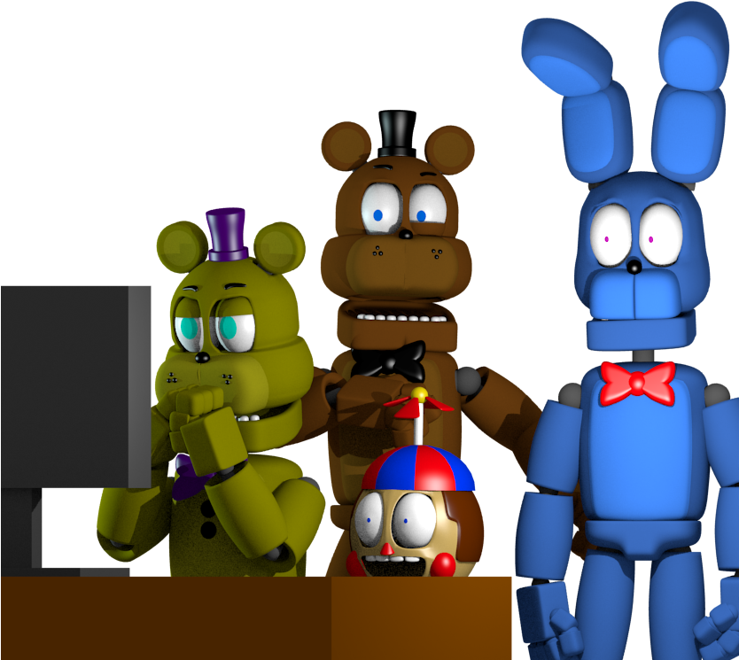 Animated_ Fredbear_and_ Friends PNG image