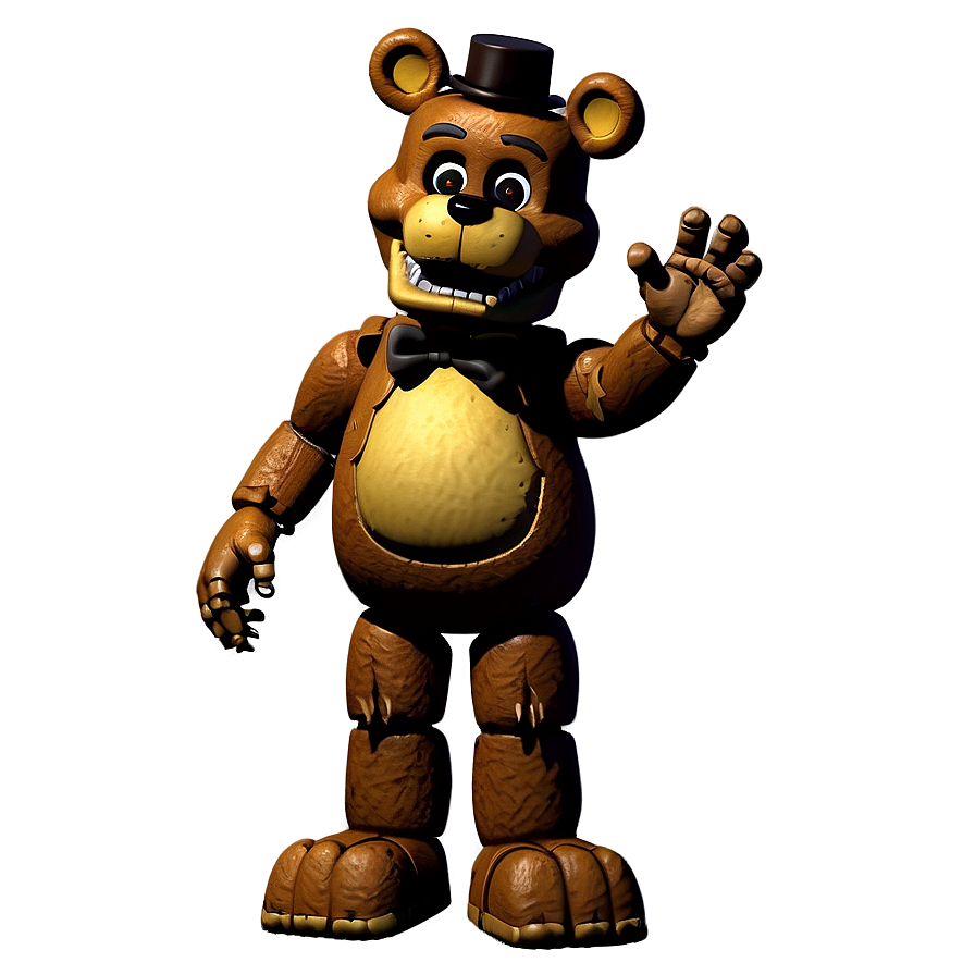 Animated Freddy Fazbear Model Png Kkh PNG image