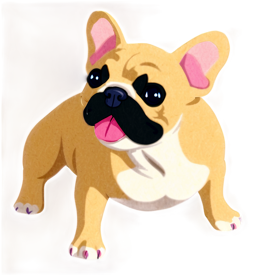 Animated French Bulldog Png 06202024 PNG image