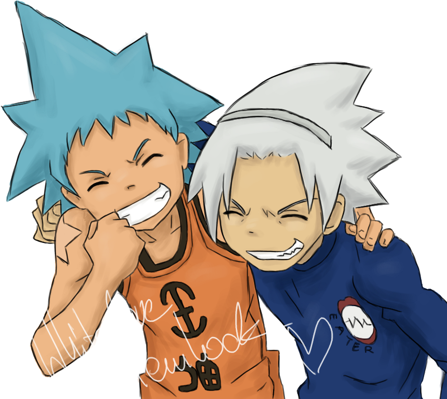 Animated Friends Laughing Together PNG image