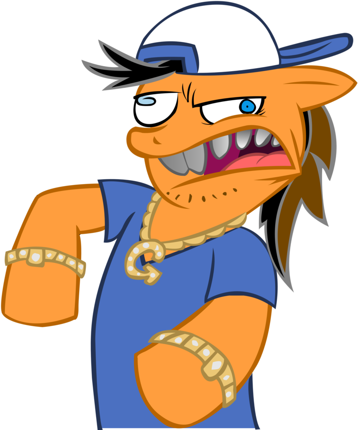 Animated Gangster Cat Character PNG image