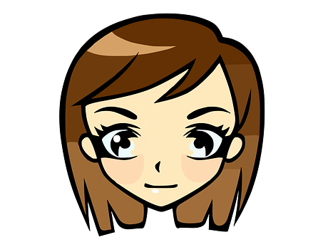 Animated Girl Avatar PNG image