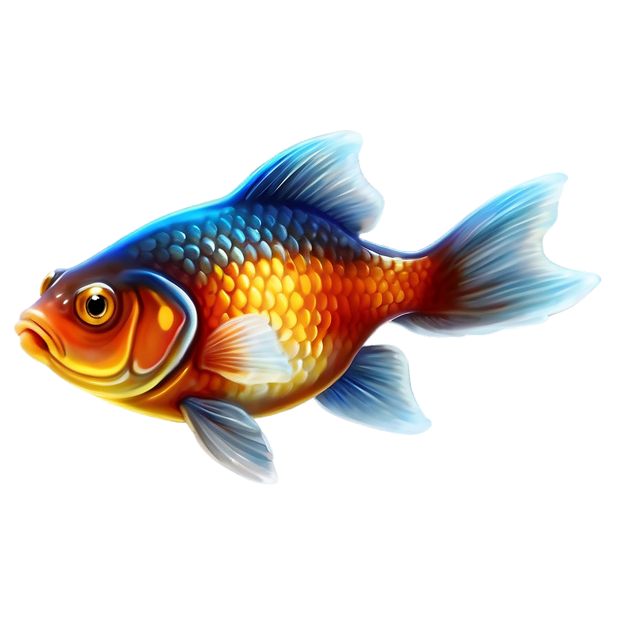 Animated Goldfish Png 05212024 PNG image