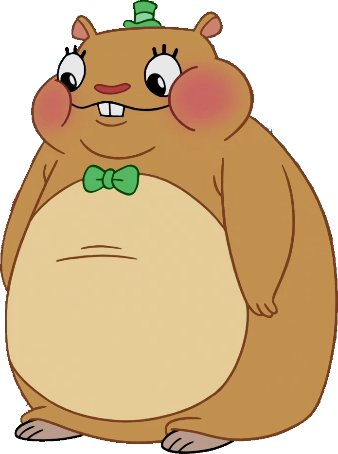 Animated Hamster Character PNG image