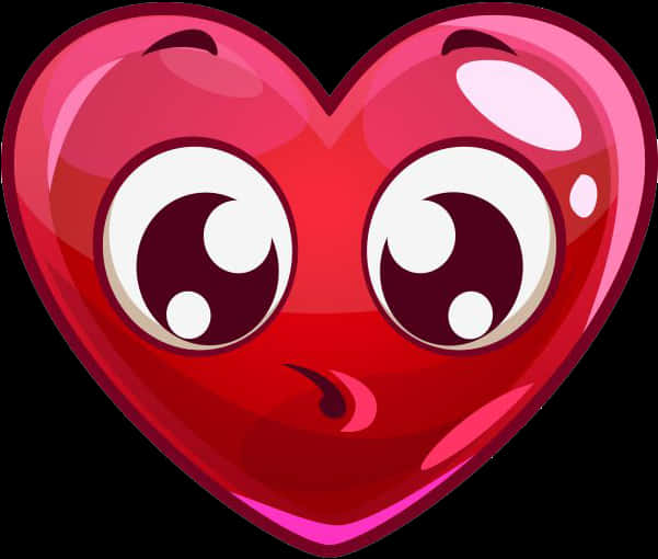 Animated Heart Character PNG image