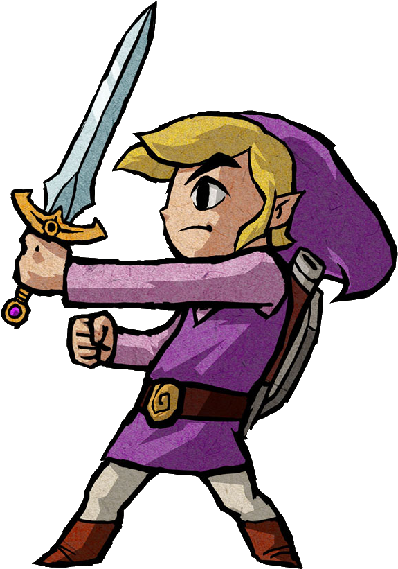 Animated Hero With Sword PNG image