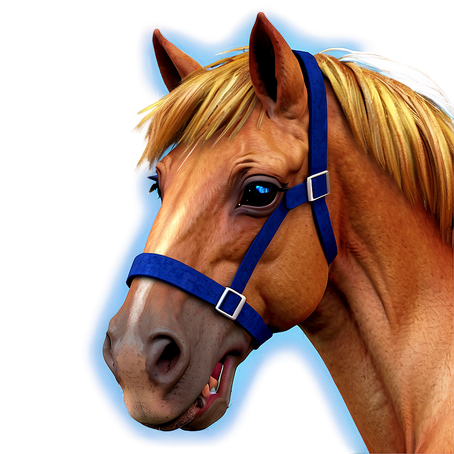 Animated Horse Head Character Png Mld PNG image