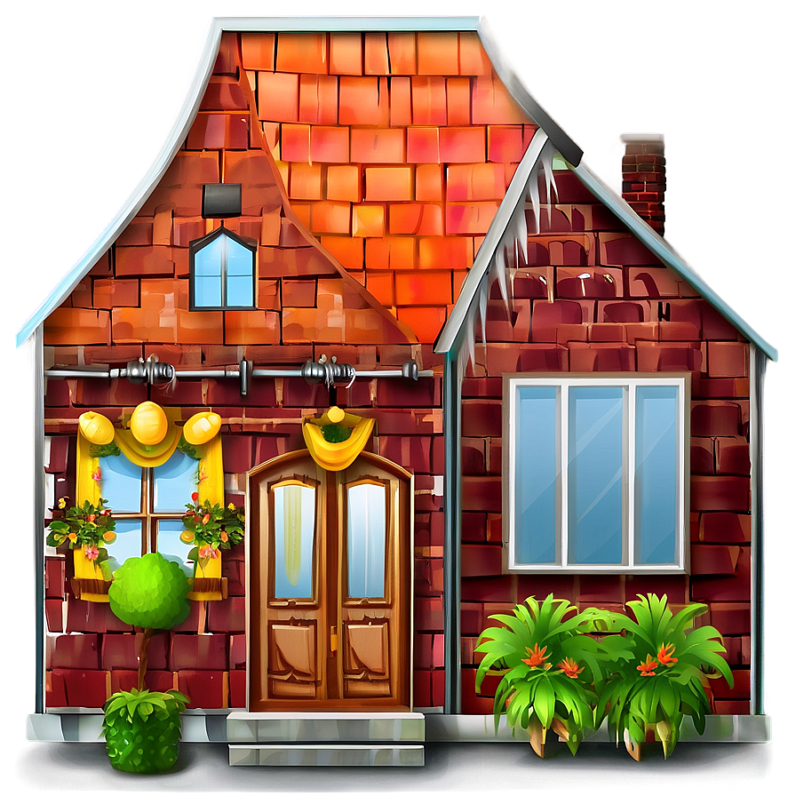 Animated House Emoji Png 06132024 PNG image