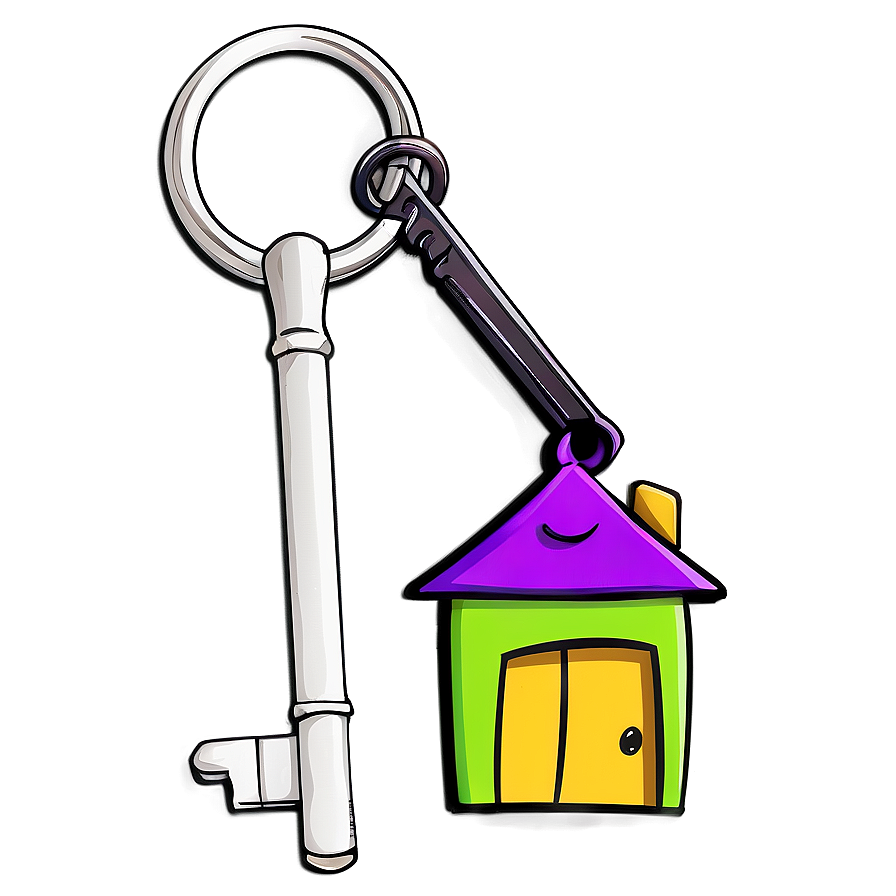 Animated House Key Png 06292024 PNG image