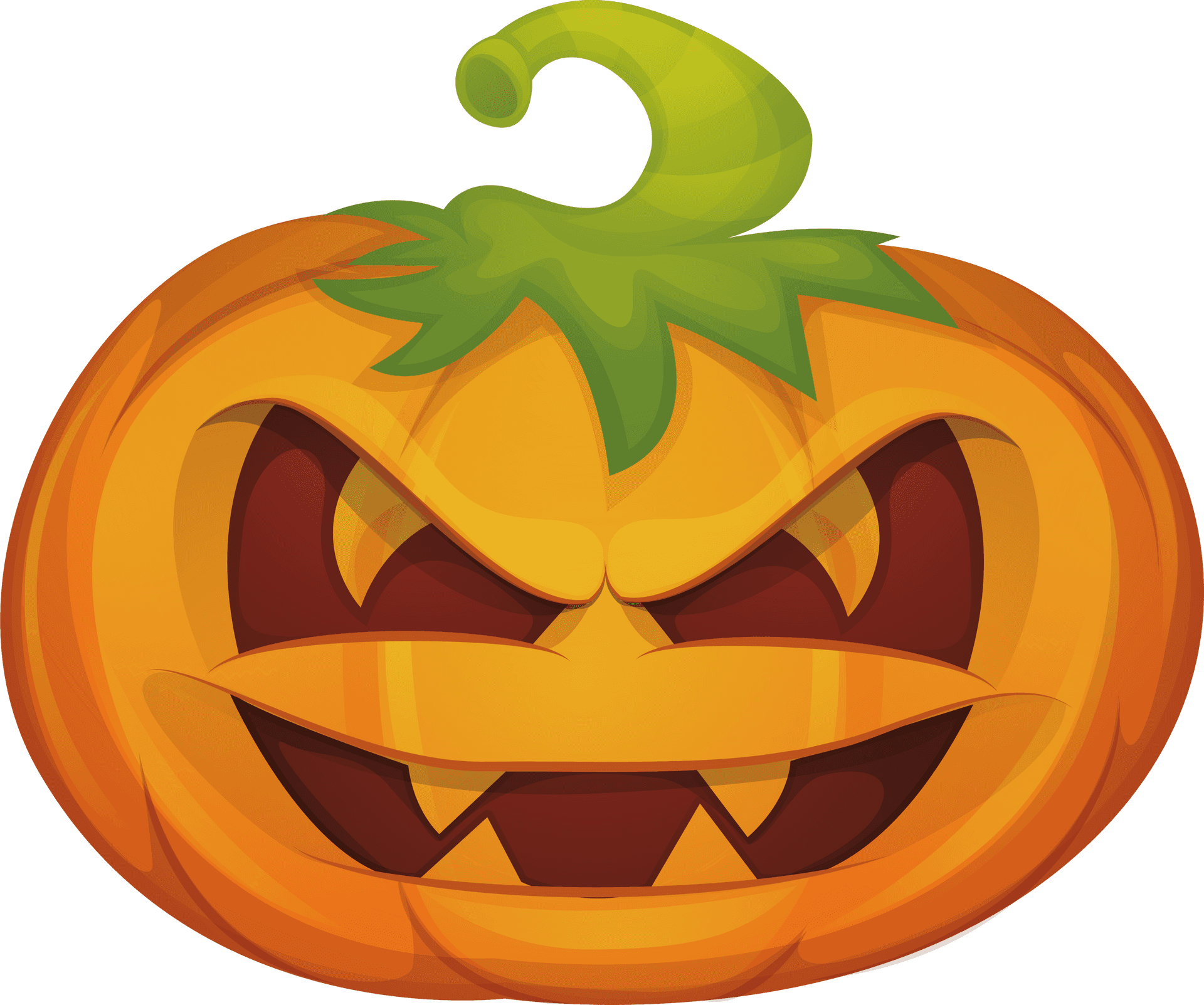 Animated Jack O Lantern Face PNG image