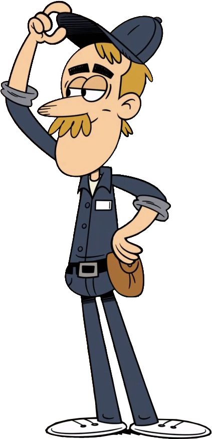 Animated Janitor Tipping Hat PNG image