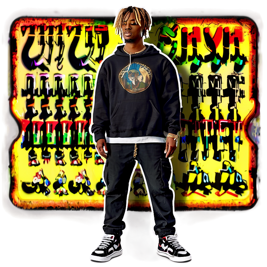 Animated Juice Wrld Character Png 05212024 PNG image