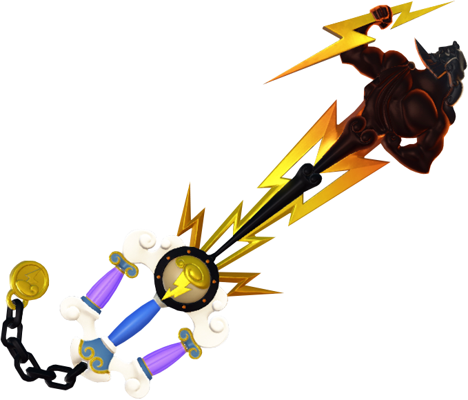 Animated Keybladeand Heartless Character PNG image