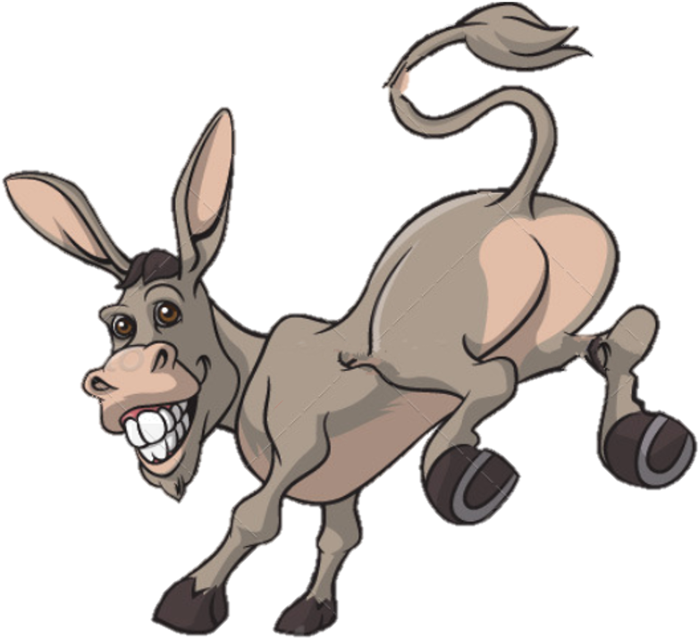 Animated Kicking Donkey PNG image