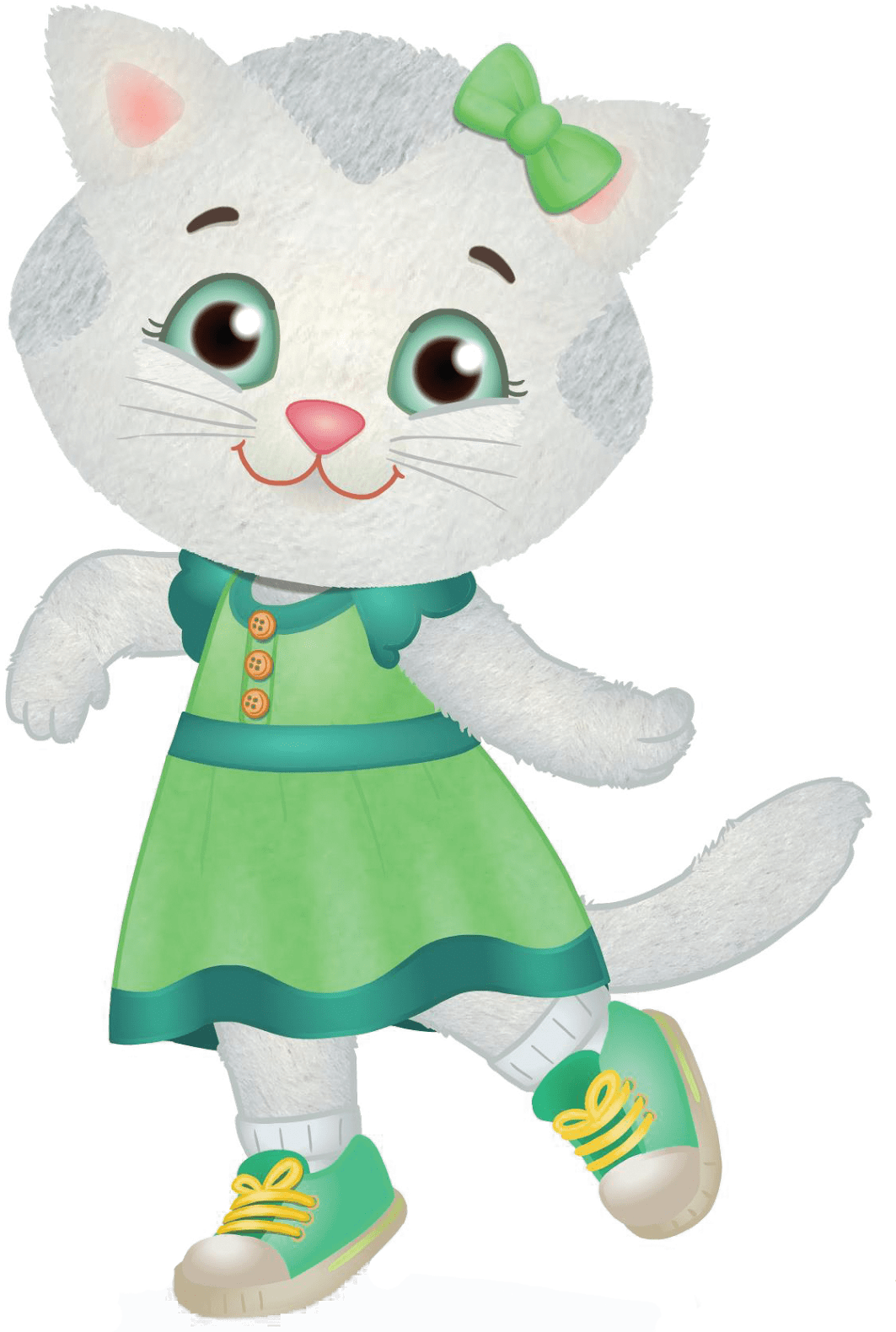 Animated Kitten Character PNG image