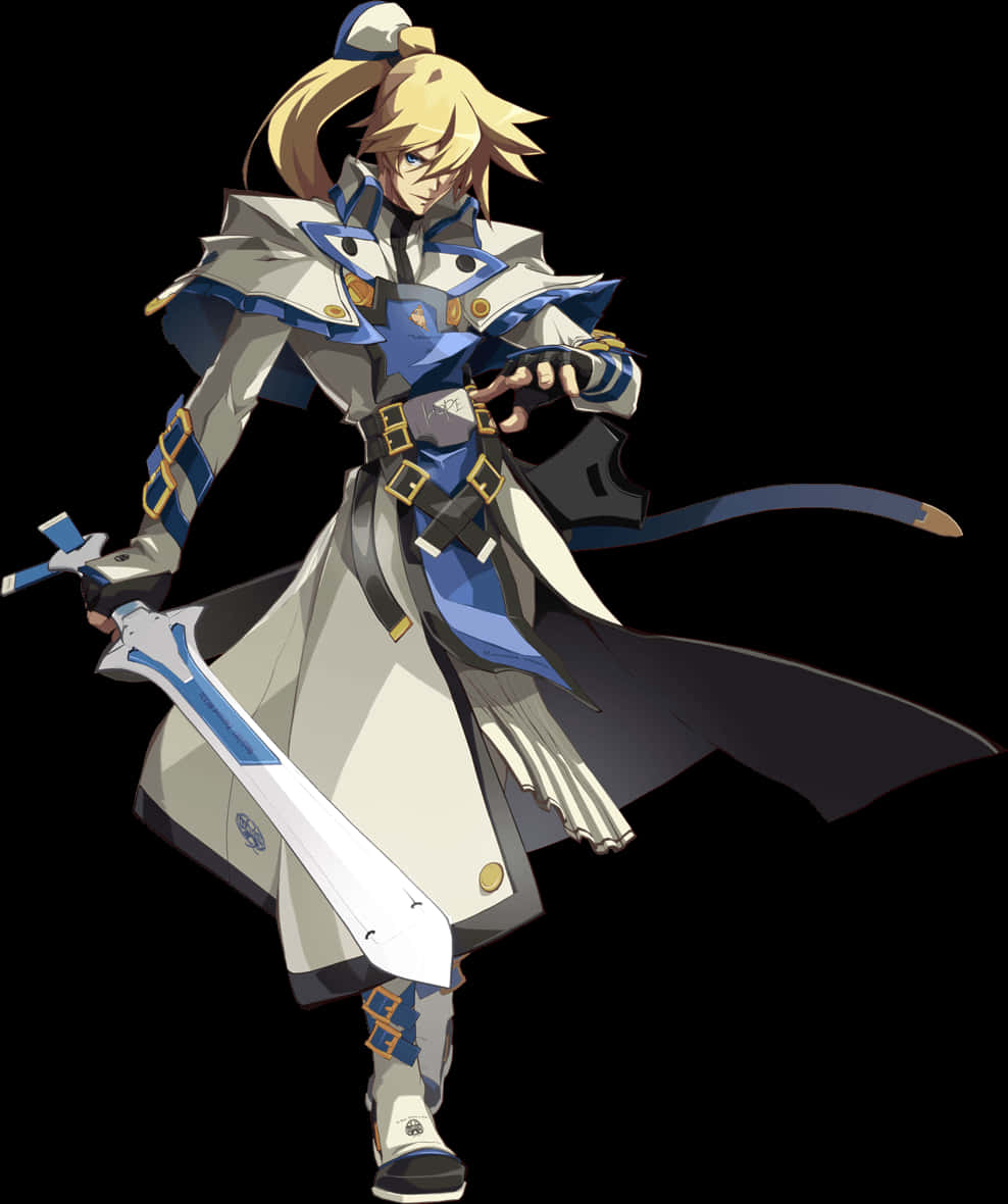 Animated Knight Characterwith Sword PNG image