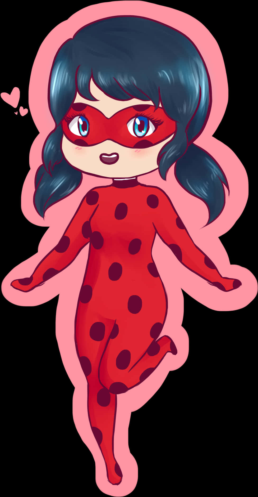 Animated Ladybug Character PNG image