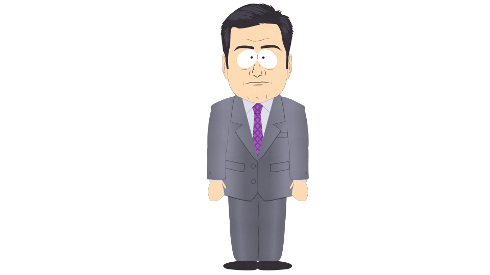 Animated Lawyer Character PNG image